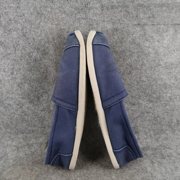 Bahama Bay Shoes Womens 9 Casual Slip On Loafer Flats Blue Canvas Trainers - Picture 8 of 12